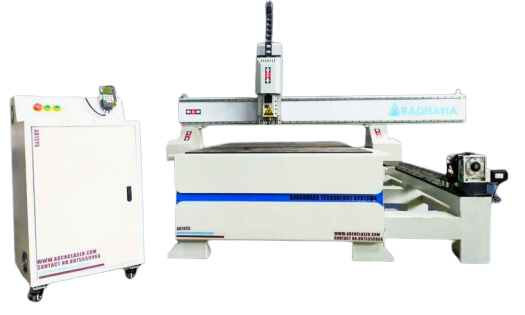 Wood Router with Rotary | Aaradhanatech