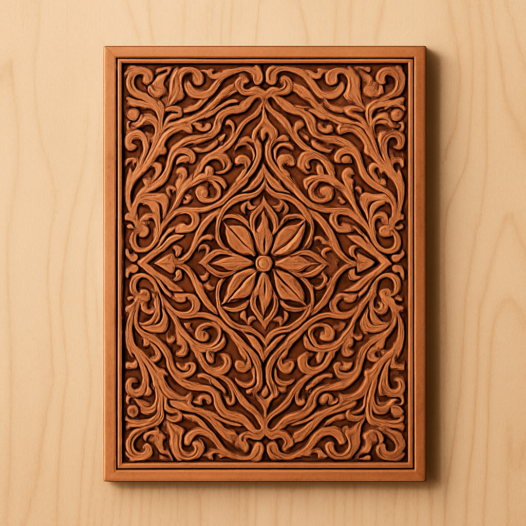 Intricate Wooden Wall Panels