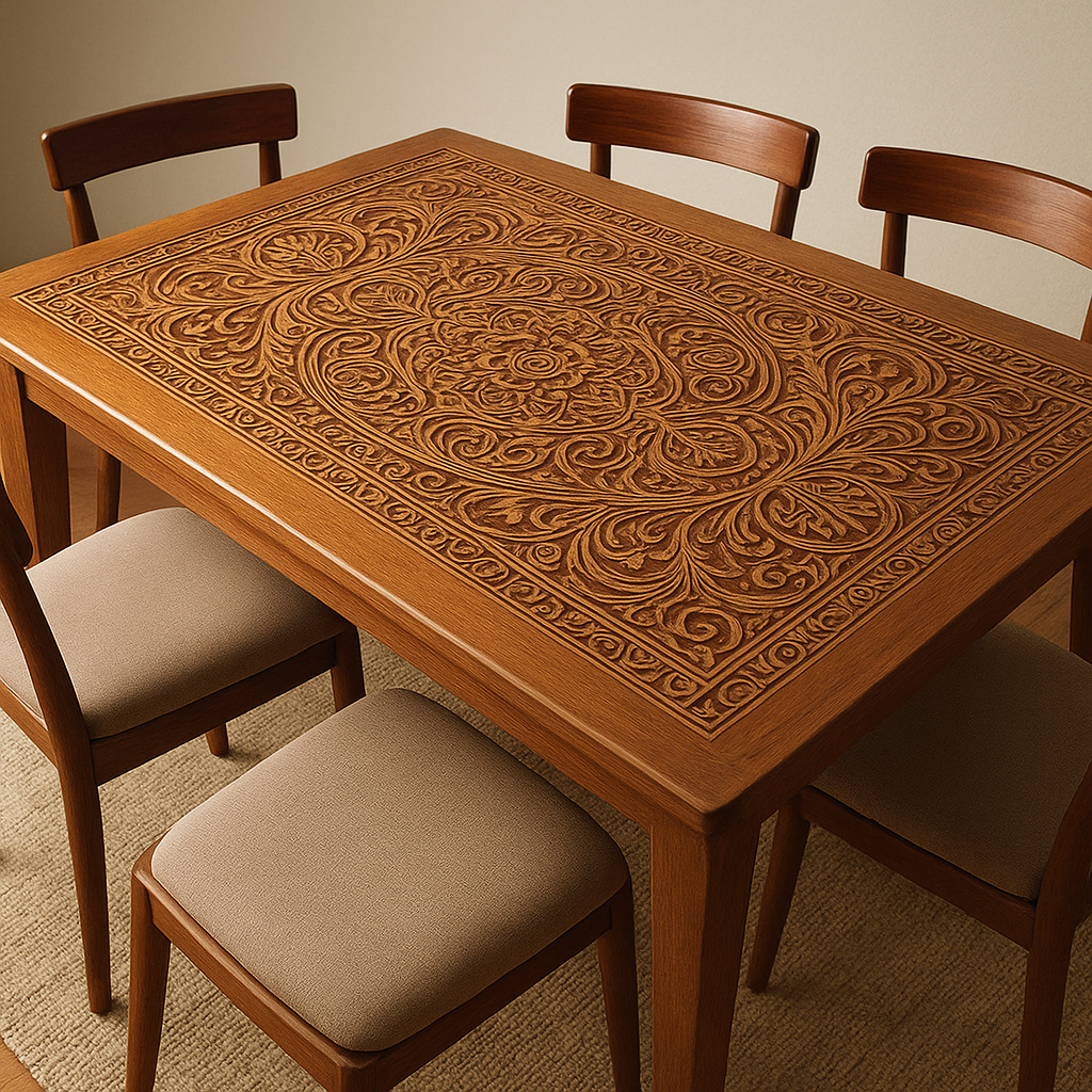 Engraved Dining Tables
