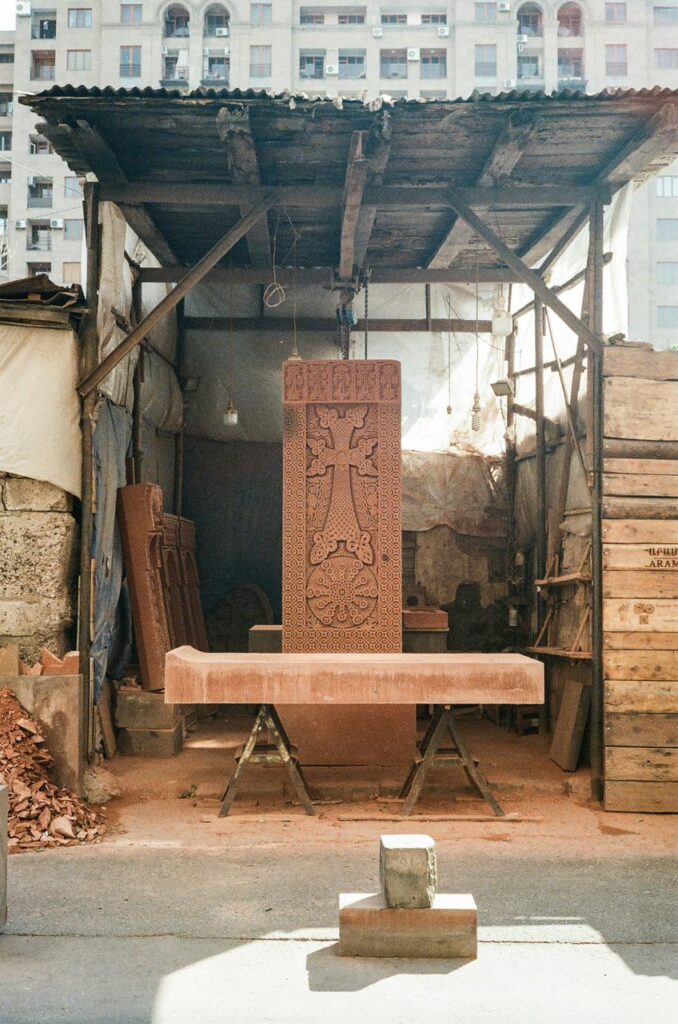 Stone craving and monument production