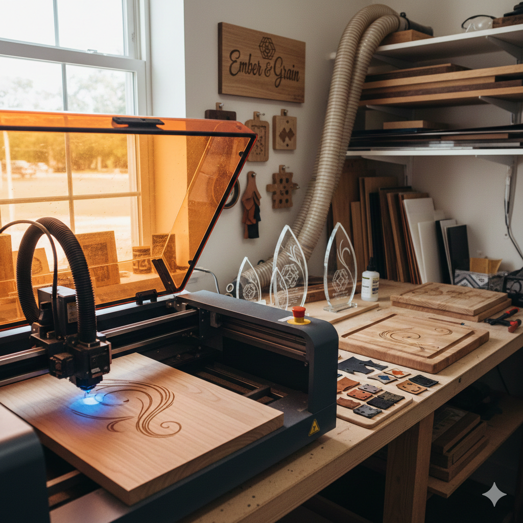 Acrylic & Wood Laser Engraving Business 