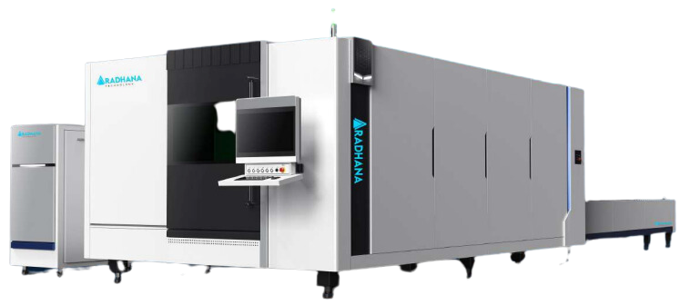 H Enclosed High Speed Fiber Laser Cutting Machine