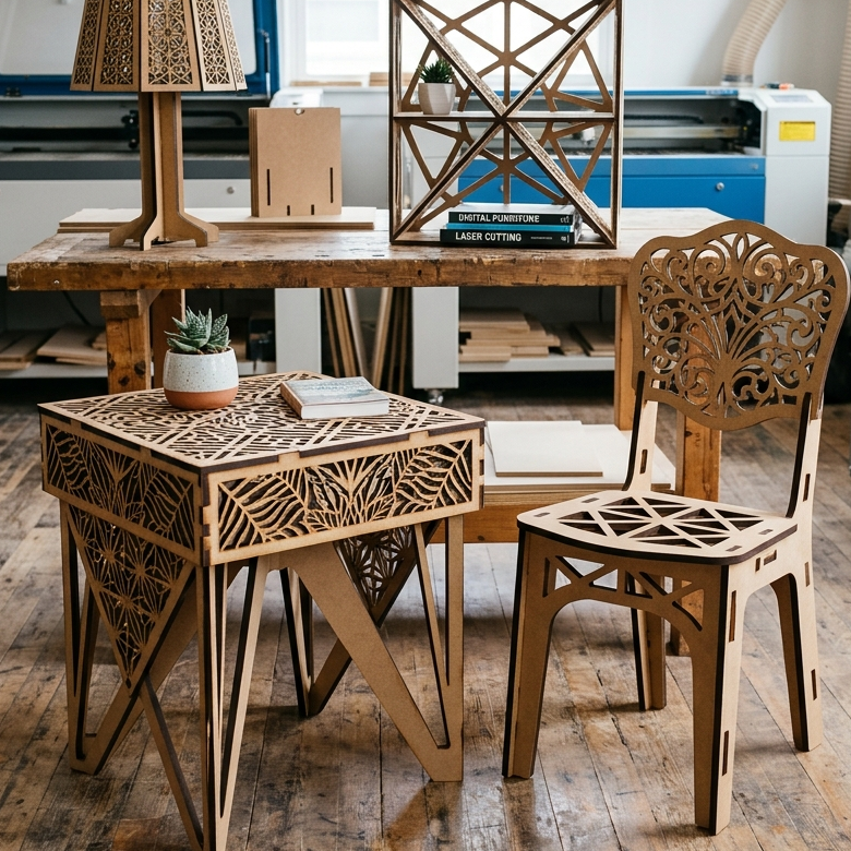  Laser Cut MDF Furniture Designs