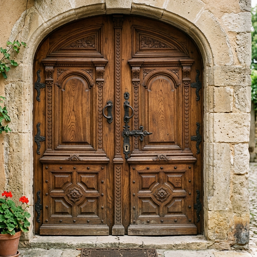 Double Wooden Door Designs 