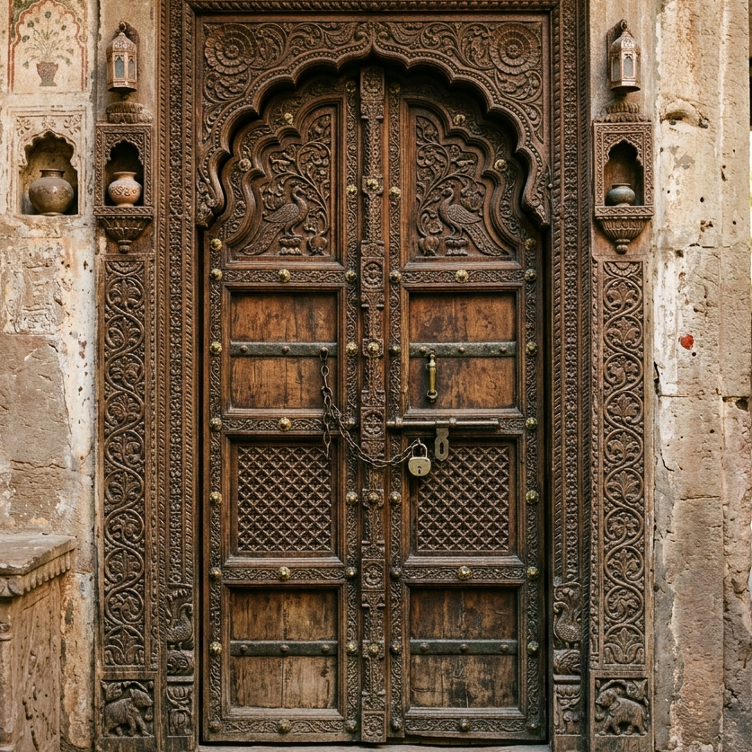 Traditional Indian Wooden Door Designs