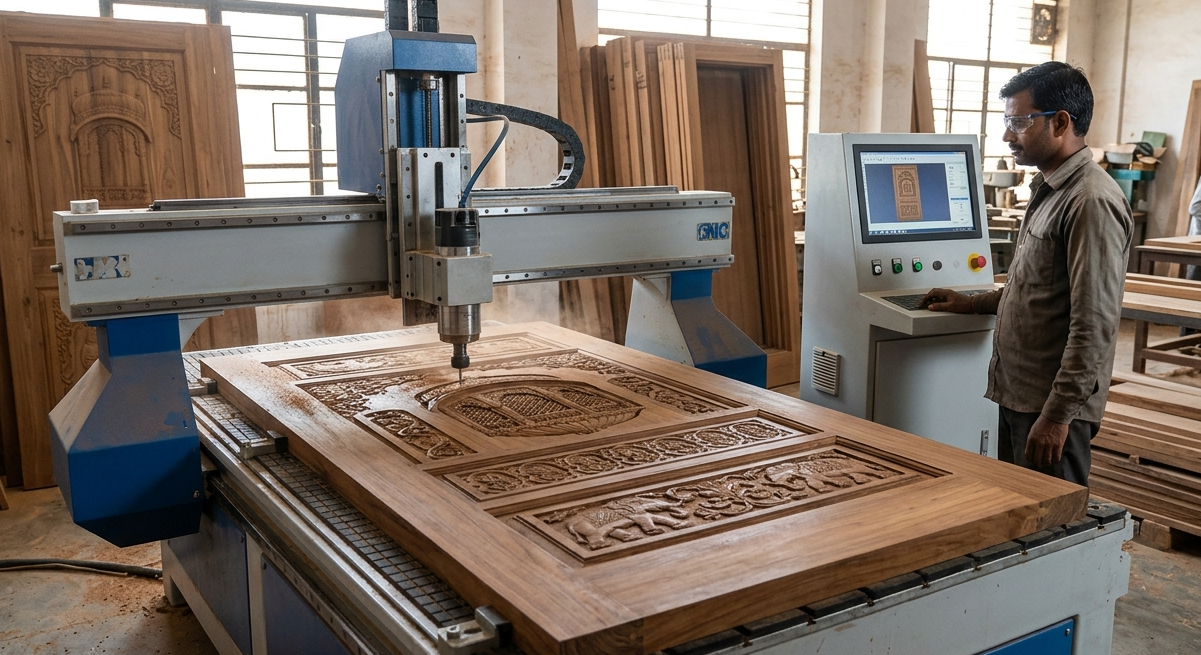 Customized Wooden Entrance Doors