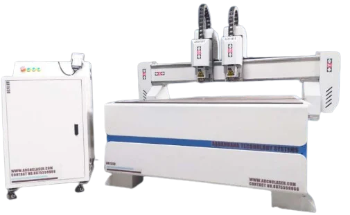CNC Wood Router Double Head Machine